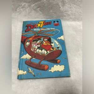 Vintage DuckTales Webby Saves the Day 1989 Hardcover Book